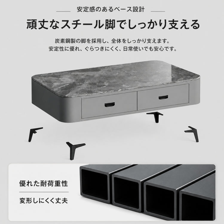 ラグジュアリーガラスリビングコーヒーテーブル モダンシンプル hsq-3497