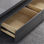 モダン岩板テレビボード 幅200cm / 240cm ワイド設計 ロータイプ リビング収納 おしゃれ 高級インテリア hykg-5868