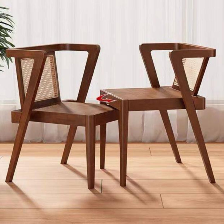 藤編み×無垢材 ティーテーブルセット|実木 茶卓 バルコニー・テラス用 ナチュラルデザイン G3-7231