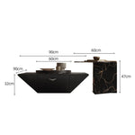 センターテーブル おしゃれ セラミック天板 多層板 収納付き 幅90cm 幅107cm 大小2点セット 大テーブル 小テーブル リビングテーブル モダン 北欧風 省スペース fkb-4387