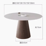 セラミック天板丸ダイニングテーブル アッシュ無垢材 ホワイト sm-315