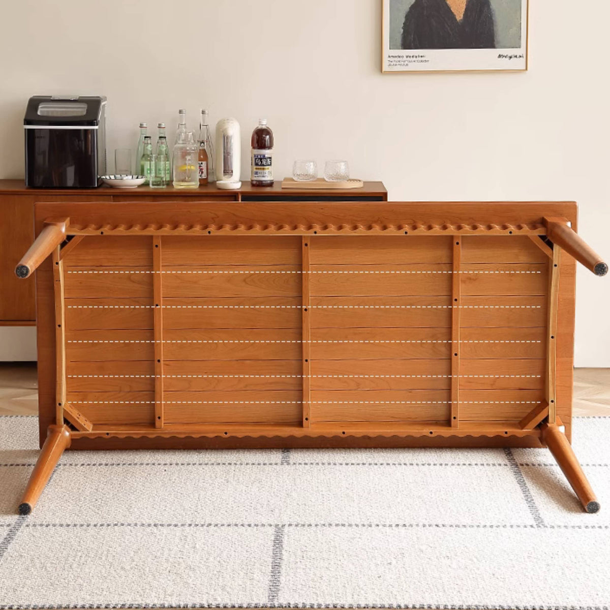 チェリー材テーブル|高級感と温かみ溢れるデザイン Hersa-1620