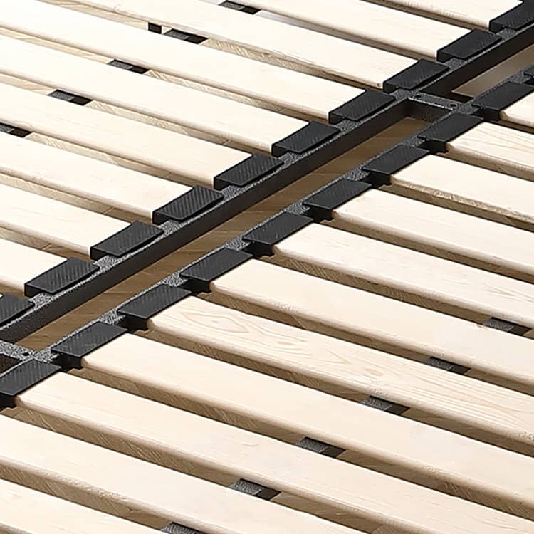 『贅沢な安眠体験:パイン×ステンレス×合成&本革仕様ベッド』 Hersa-1628