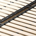 『贅沢な安眠体験:パイン×ステンレス×合成&本革仕様ベッド』 Hersa-1628