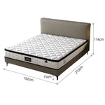 『贅沢な安眠体験:パイン×ステンレス×合成&本革仕様ベッド』 Hersa-1628