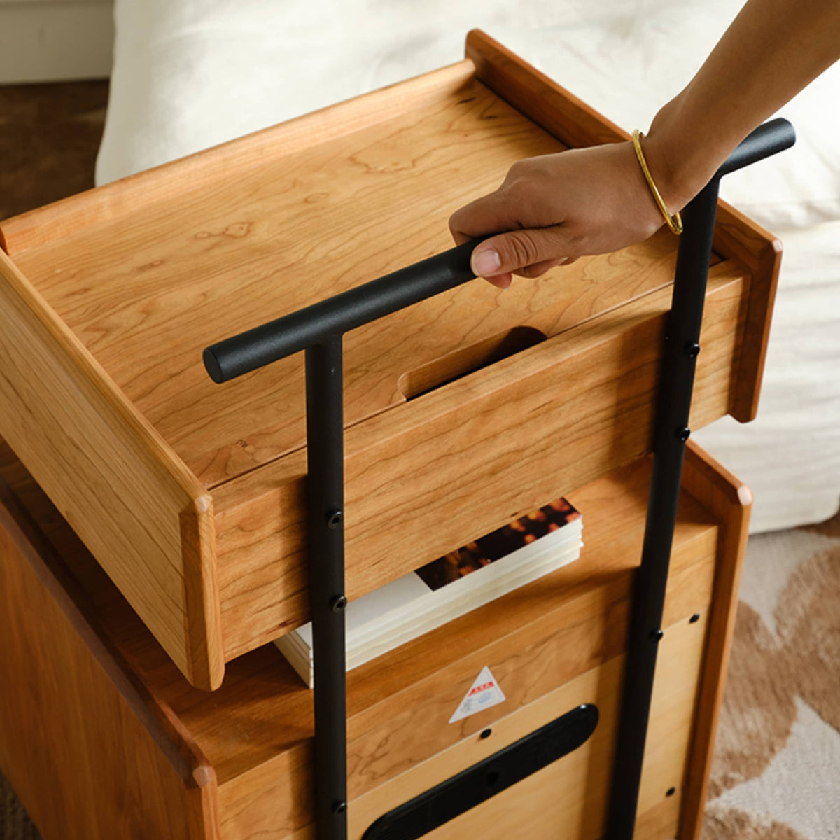 【人気】チェリー材のセンターテーブル|おしゃれ&高品質 Hersa-1629