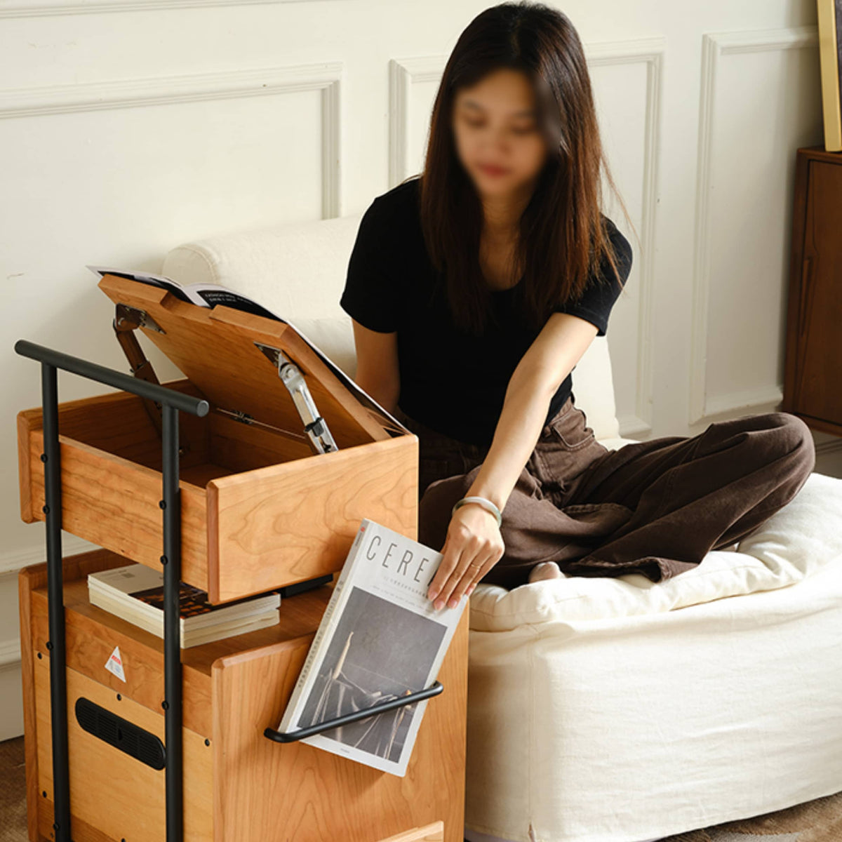 【人気】チェリー材のセンターテーブル|おしゃれ&高品質 Hersa-1629