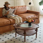 モダンデザイン多層板ガラスセンターテーブル Hersa-1631