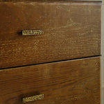 レッドオーク製キャビネット 高品質収納家具 シンプルモダンデザイン Hersa-1637