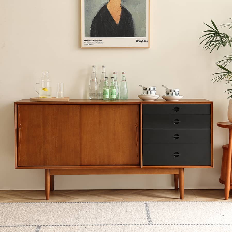 高級ツゲ材キャビネット|職人技の仕上げで耐久性抜群 Hersa-1638