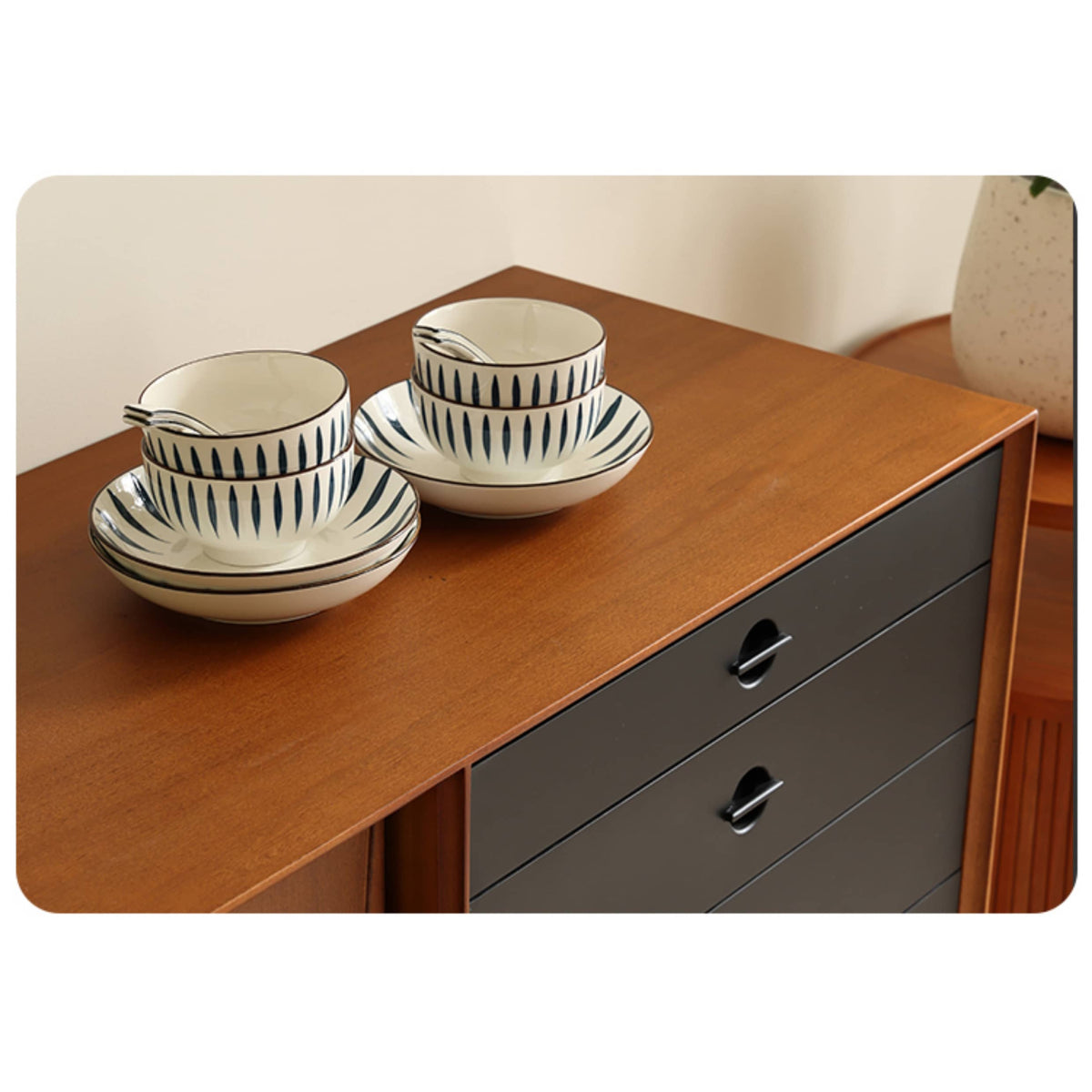 高級ツゲ材キャビネット|職人技の仕上げで耐久性抜群 Hersa-1638