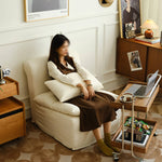 【格调高まる】リネン&綿麻素材使用!贅沢パインダウンシリコンフィルソファー Hersa-1640