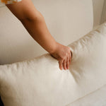 【格调高まる】リネン&綿麻素材使用!贅沢パインダウンシリコンフィルソファー Hersa-1640