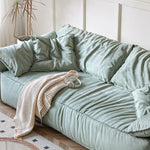 無垢材&多層板使用の快適ダウンソファー - 高級感溢れるデザイン Hersa-1642