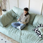 無垢材&多層板使用の快適ダウンソファー - 高級感溢れるデザイン Hersa-1642