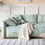 無垢材&多層板使用の快適ダウンソファー - 高級感溢れるデザイン Hersa-1642