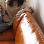 【快適&贅沢!】パイン多層板×ダウン×シリコンフィル使用高級PUレザー?本革ソファー Hersa-1648