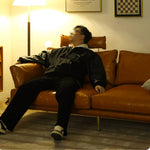 【快適&贅沢!】パイン多層板×ダウン×シリコンフィル使用高級PUレザー?本革ソファー Hersa-1648