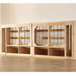 高級感溢れるパインフレーム本革ソファー - ダウン&シリコンフィルクッション採用 Hersa-1651