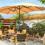 アウトドアパラソル 大型 庭院用 バルコニー ガーデン UVカット ローマ風 0001-parasol