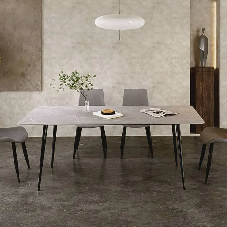 ダイニングテーブル セラミック テーブル 食卓 6人掛け 4人掛け 大理石調 幅140cm 幅160cm 幅180cm モダン 北欧 傷 汚れに強い 9513-604hs