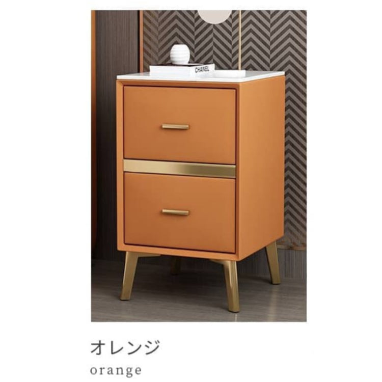 ナイトテーブル カーキ ホワイト オレンジ ベージュ グレー ブルー カーキ+ホワイト オレンジ+ホワイト ブルーグレー+ホワイト グレー+ホワイト セラミック 合成皮革 天然木 スチール yk-01-nightable