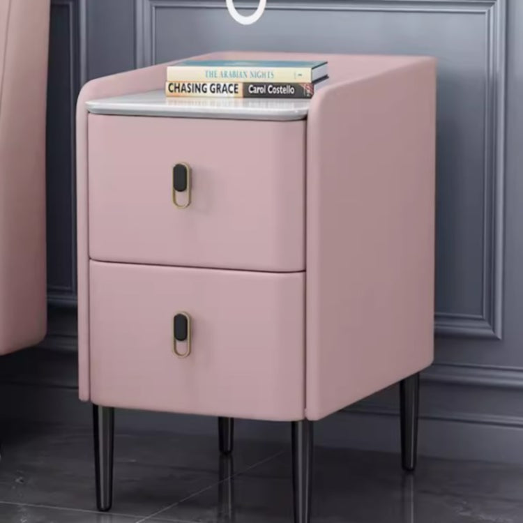 ナイトテーブル カーキ ライトグレー ピンク ミントグリーン オレンジ グリーン ブルー ブラック ブラウン ベージュ ダークグレー マイクロファイバーレザー スチール パイン セラミック yk-11-nighttable