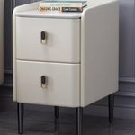 ナイトテーブル カーキ ライトグレー ピンク ミントグリーン オレンジ グリーン ブルー ブラック ブラウン ベージュ ダークグレー マイクロファイバーレザー スチール パイン セラミック yk-11-nighttable