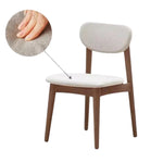 チェア グレー ダークグレー オーク材 ファブリック ysys-h6121-chair