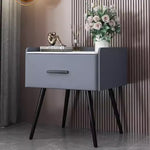 ナイトテーブル ホワイト ベージュ ライトグレー ダークグレー カーキ ブラウン グレー オレンジ セラミック 天然木 yk-09-nighttable