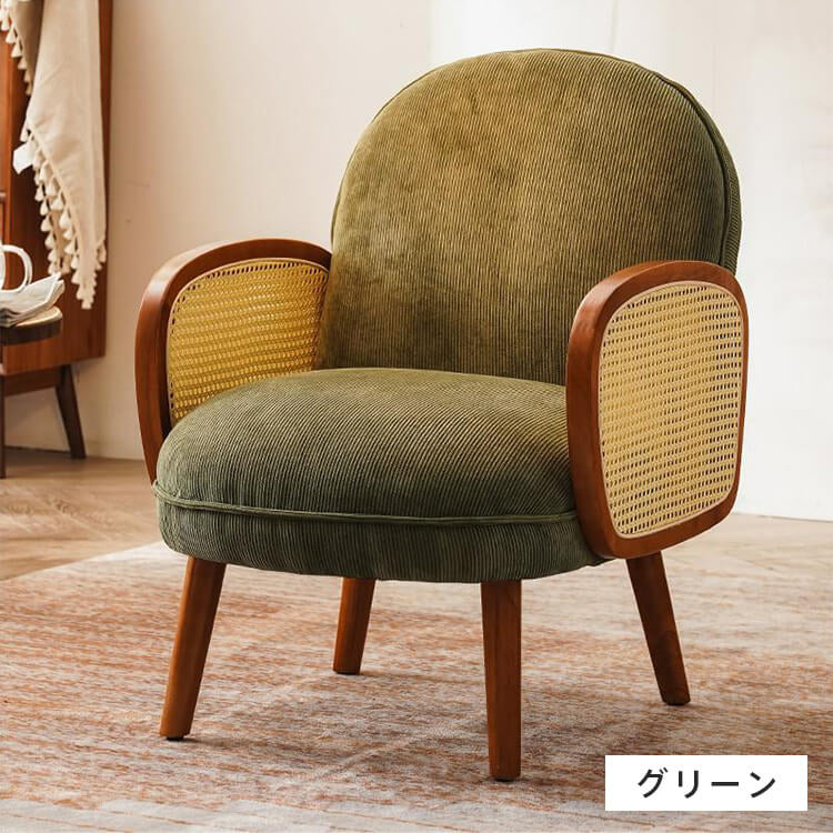 ソファー ストライブ ホワイト グリーン オレンジ グレー ブルー ファブリック 天然木 ラムフリース コーデュロイ dlo-043