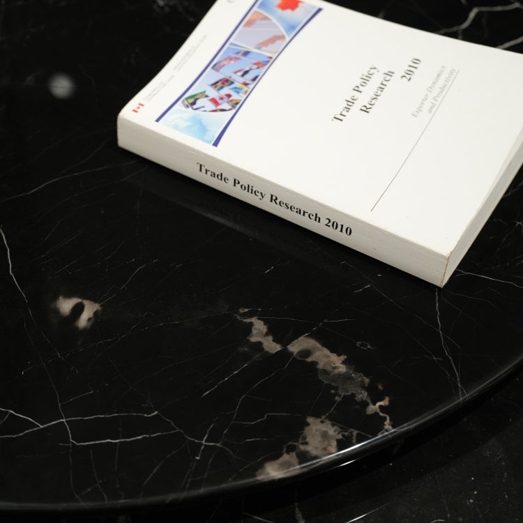 デザイナーズ 大理石ダイニングテーブル ブラック×シルバー 高級ラグジュアリースタイル 回転盤付 jrjj-A38