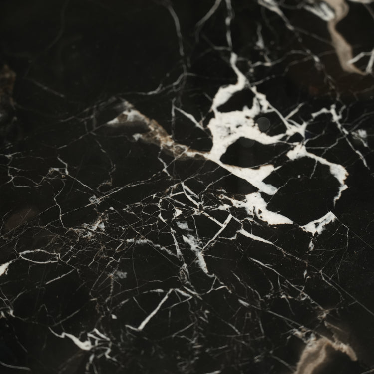 デザイナーズ 大理石ダイニングテーブル ブラック×シルバー 高級ラグジュアリースタイル 回転盤付 jrjj-A38