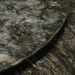 デザイナーズ 大理石ダイニングテーブル ブラックマーブル 回転盤付き ラグジュアリーモダン 円形テーブル jrjj-6346