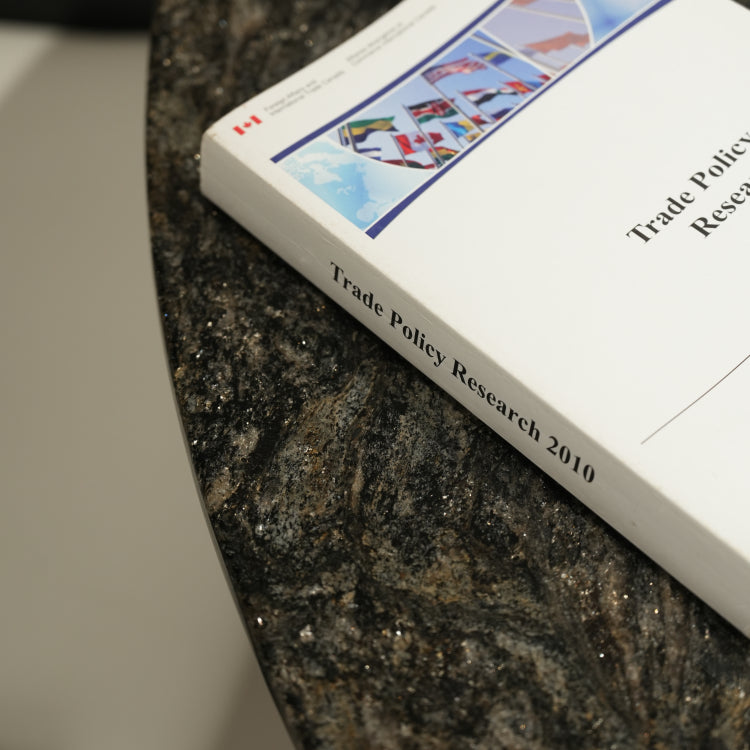 デザイナーズ 大理石ダイニングテーブル ブラックマーブル 回転盤付き ラグジュアリーモダン 円形テーブル jrjj-6346