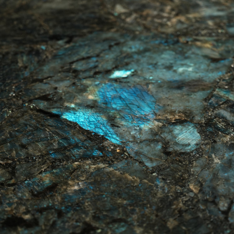 デザイナーズ 大理石ダイニングテーブル ブルーラブラドライト調 螺旋ステンレス脚 ラグジュアリーモダン jrjj-6614