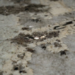 ラグジュアリー 天然大理石ダイニングテーブル ブルー調天板 円形ホワイトマーブル 高級モダンインテリアデザイン180cm jrjj-6623