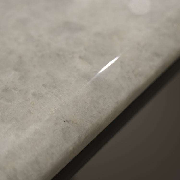 ラグジュアリー 天然大理石ダイニングテーブル ホワイトクリスタル調天板 高級モダンインテリア ブラックベースデザイン180cmjrjj-A35