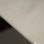 ラグジュアリー 天然大理石テーブル ダイニングテーブル ホワイトアイス調天板 高級モダンインテリア デザイナーズダイニング180cm×90cm jrjj-A53