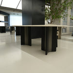 ラグジュアリー 天然大理石テーブル ダイニングテーブル ホワイトストーン調 高級デザイナーズ モダンインテリア180cm 140cm jrjj-6696