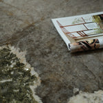 ラグジュアリー 天然大理石ダイニングテーブル アイスグレーブルー調天板 高級オーバルデザイン ゴールド脚 モダンインテリア220cm 240cm jrjj-696-kiseki