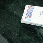 ラグジュアリー天然大理石ダイニングテーブル アボカドグリーン調の丸縁厚天板が映える高級デザイナーズモダン240cm 180cm jrjj-6805