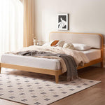 ベッド ナチュラル ケヤキ材 ポプラ材 ファブリック ysys-c3018-bed