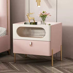 ナイトテーブル ライトブルー ピンク ライトグレー カーキ ライトブラウン ブルー グリーン ベージュ ピンク+ベージュ オレンジ+ベージュ セラミック スチール yk-10-nighttable