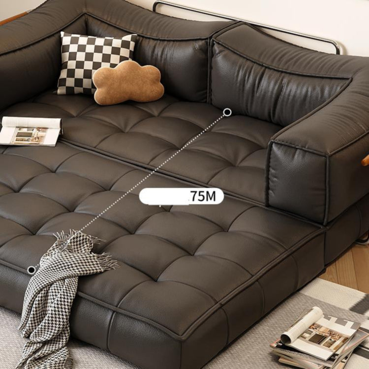 洗えるカバー仕様ソファ レザー&ファブリック選択可 北欧モダンデザインの3人掛けローソファ xmw-02