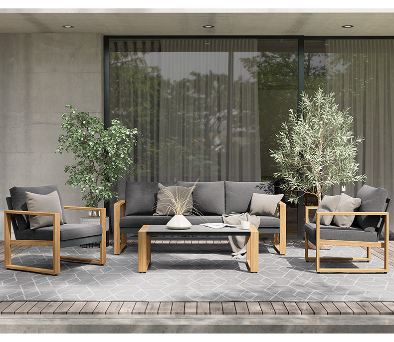 【4点セット】ソファ&ローテーブル|高耐久ポリオレフィン繊維×綿|リビングに上質なひとときを er-139