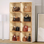 組立不要バッグ収納キャビネット 床置きタイプの高級品ディスプレイラック hmyhz-5468