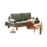 ソファー ライトグレー ダークグレー ブラウン グリーン エアレザー オーク材 パイン材 ysys-s1036-sofa