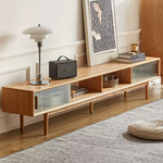 テレビ台 ナチュラル ブラウン オーク材 キリ材 ガラス ysys-b3086-tvstand