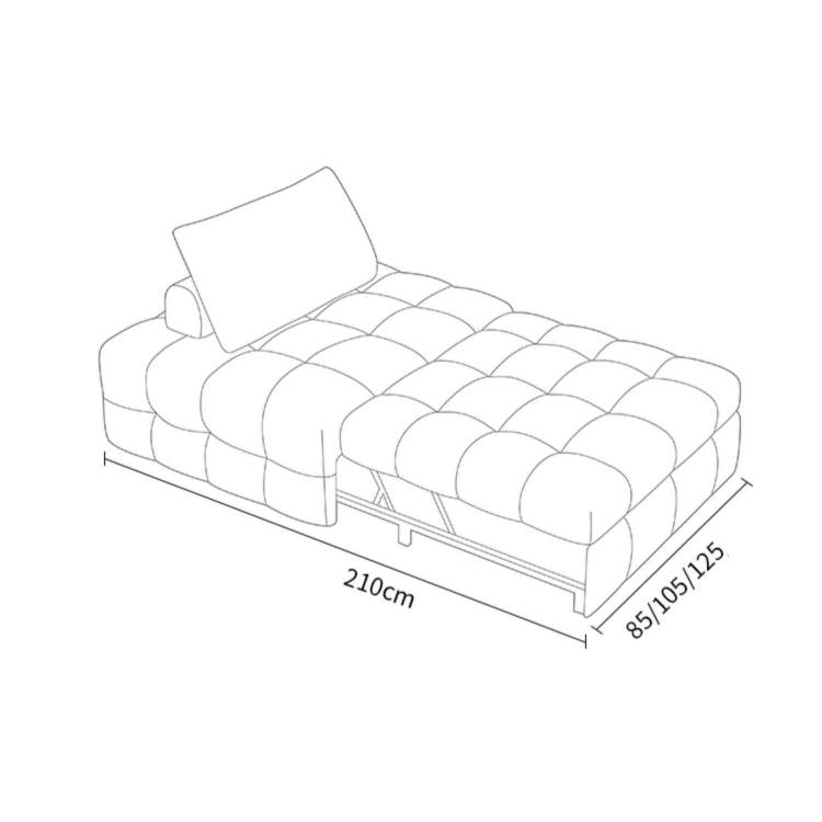 パフ風 折りたたみソファベッド 1人掛け リビング用 のびる伸縮タイプ くつろぎ系 コンパクトソファ fms-1844